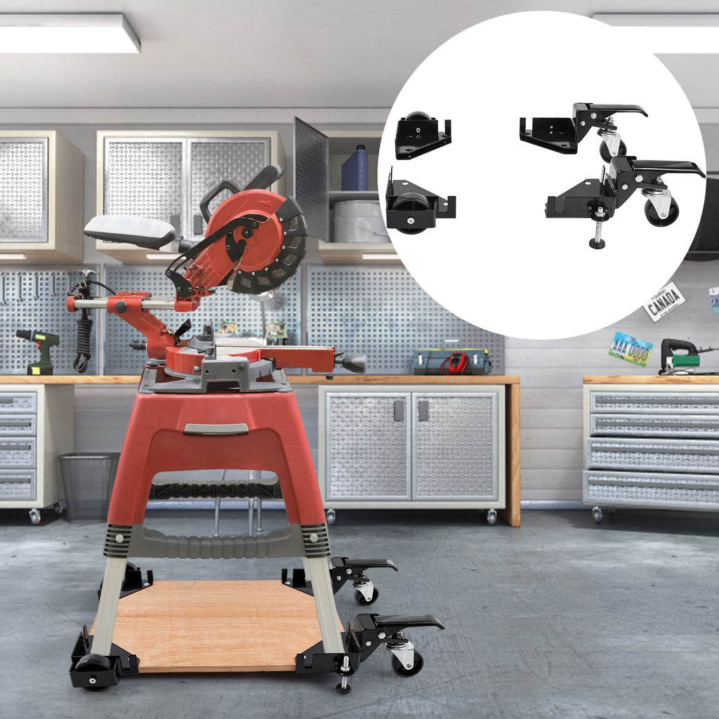 Mobile Base Heavy Duty Universal Stand 400 Lbs Capacity For Tools Machines