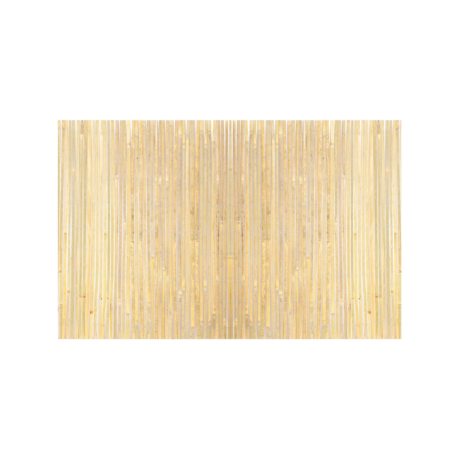 Natural Bamboo Slat Screening Privacy Bamboo Slat Fence 6 Ft H X 13 Ft L