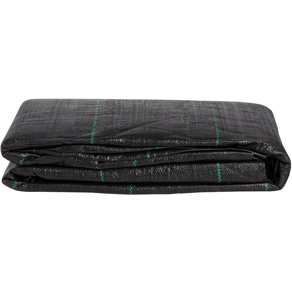 VEVOR Geotextile Fabric, 12.5 X 50 Ft 3.5oz Woven PP Driveway Drain Cloth W 600lbs Tensile Strength, Heavy Duty Underlayment For Soil Stabilization, Landscaping, Weed Barrier, 12.5FT50FT-3.5OZ, Black