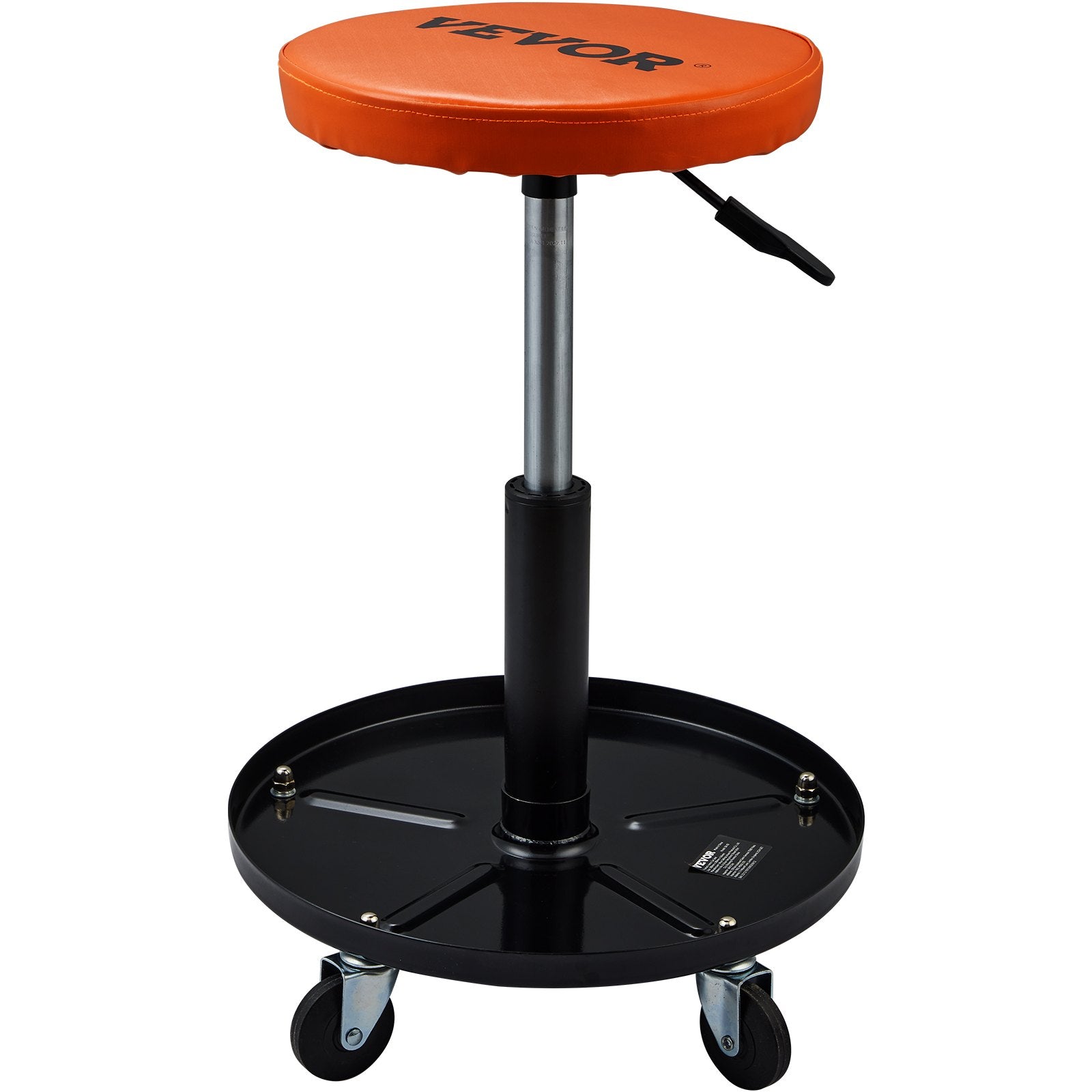 Adjustable Mechanics Rolling Creeper Seat Stool Tool Tray For Shop Garage
