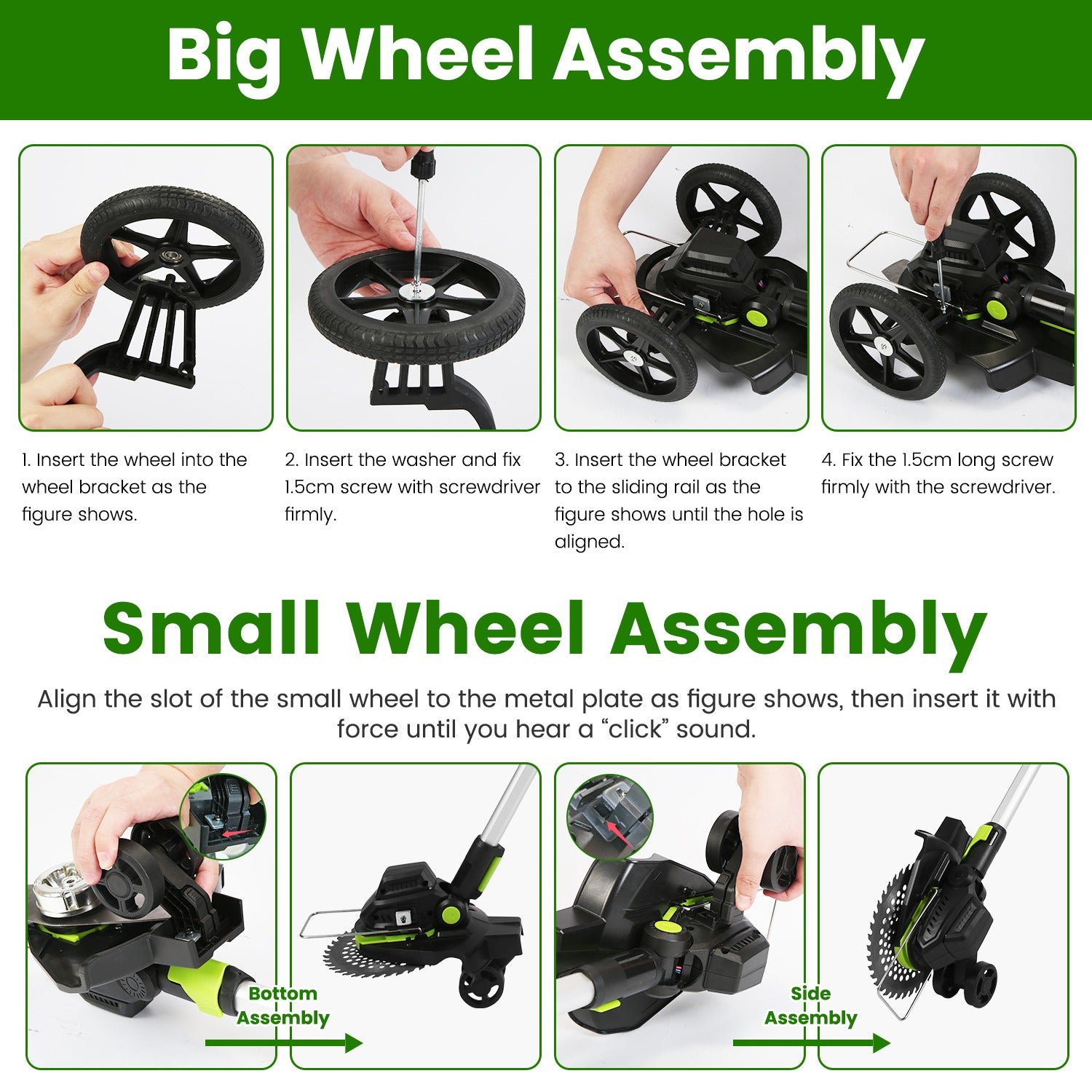 1Set 21V Electric Weed Edger Cordless String Trimmer With 2Pcs3000mAh Batteries 3.6-4.6FT Length 90 Degree Rotatable Angle Saw Blades Steel Blades String Blades Fedex Shipping