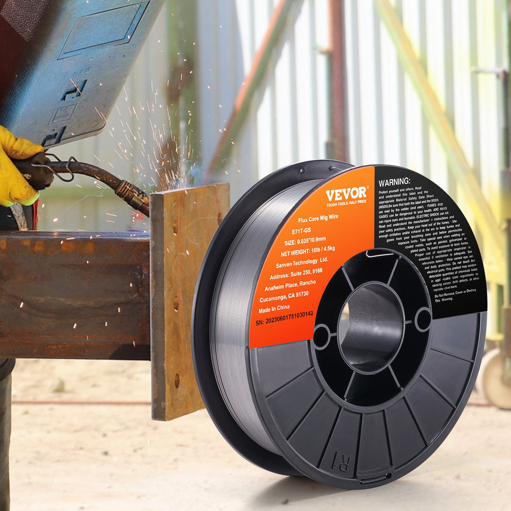 Flux Core MIG Welding Wire E71T-GS 10LB Gasless Mild Steel MIG Wire