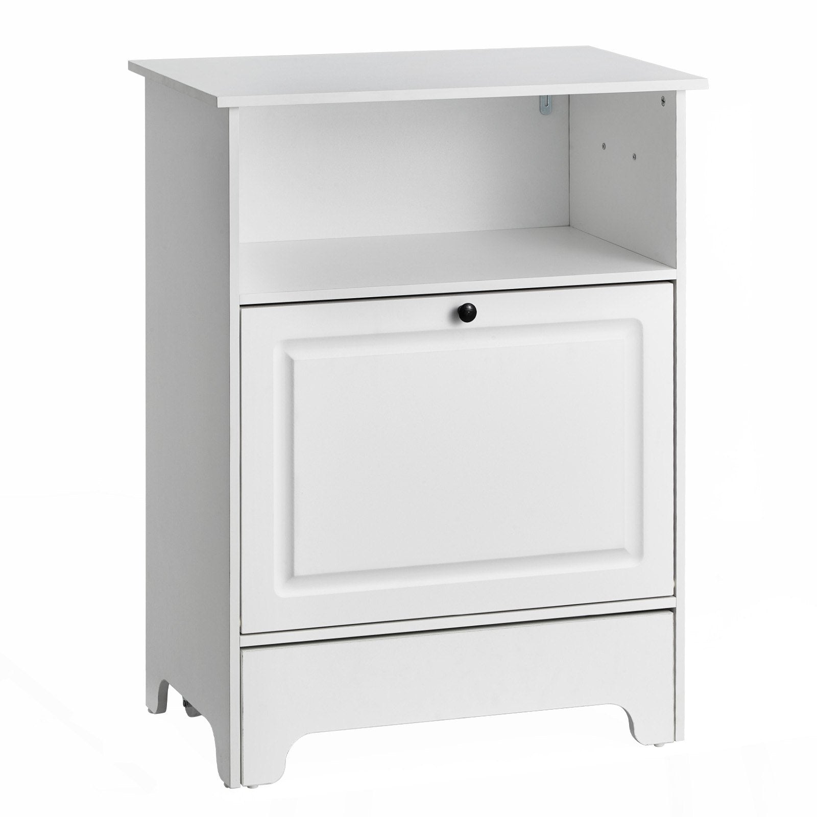 Pet Feeding Station W 2 Elevated Dog Bowls Dog Food & Toy Storage Cabinet