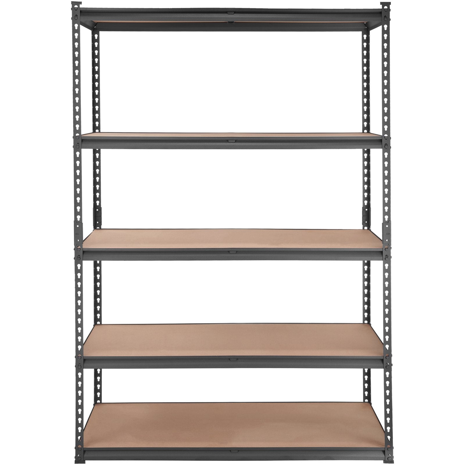 Storage Shelving Unit, 5-Tier Adjustable, 2000 Lbs Capacity, Heavy Duty Garage Shelves Metal Organizer Utility Rack, Black, For Kitchen Pantry Basement Bathroom Laundry