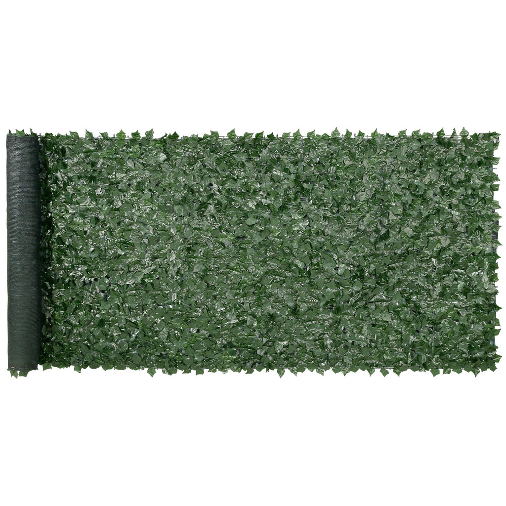 Ivy Privacy Fence, 59 X 158in Artificial Green Wall Screen, Greenery Ivy Fence W/ Mesh Cloth Backing And Strengthened Joint, Faux Hedges Vine Leaf Decoration For Outdoor Garden, Yard, Balcony