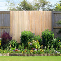 Natural Bamboo Slat Screening Privacy Bamboo Slat Fence 6 Ft H X 13 Ft L