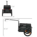 Trailer For Bike, Bicycle Cargo Trailer With Removable Storage Box, No Bottom