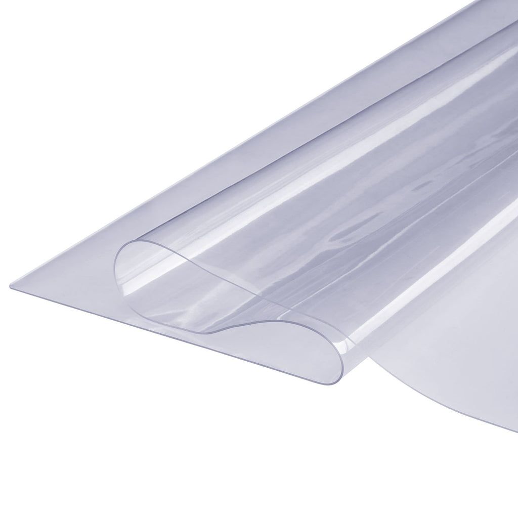 Clear Table Cover Protector, Table Cover, 1.5 Mm Thick PVC Plastic Tablecloth, Waterproof Desktop Protector For Writing Desk, Coffee Table, Dining Room Table