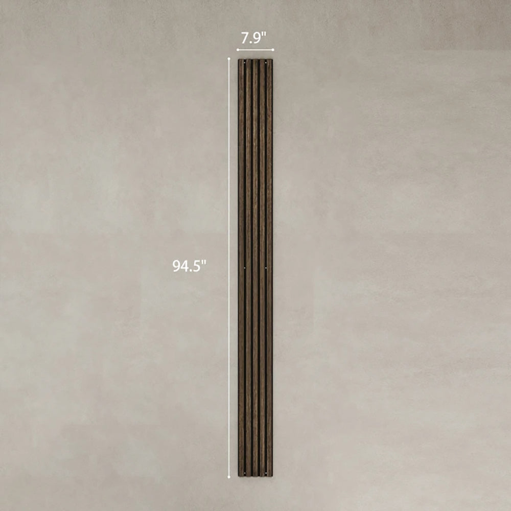 95'' X 8'' Wood Panels For Wall, 4 Pack Acoustic Panels, Sound Absorbing Slat Wall For Interior Wall Decor, Home, Walnut,