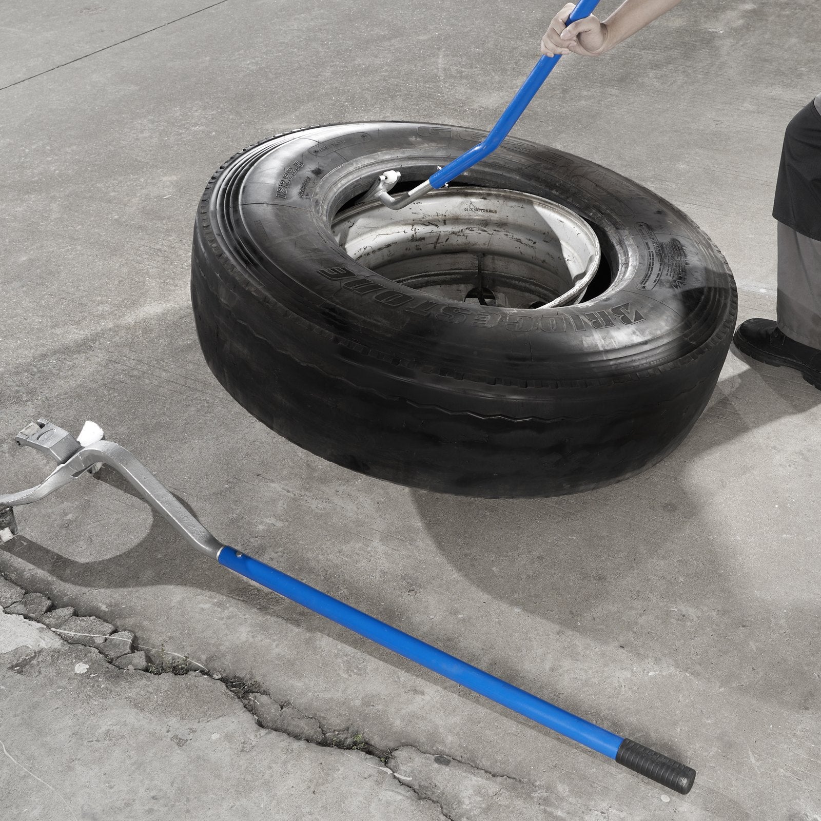 Truck Tire Changer Mount Demount 22.5-24.5 In Radial Bias Ply Tubeless Tire