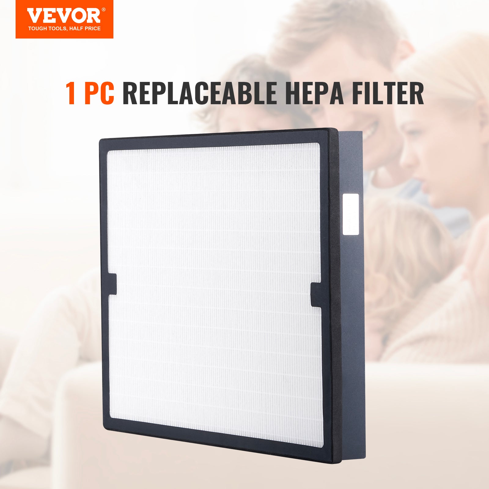 HEPA Air Filter, 15.75'' X 15.75'' Air Filter Replacement, High-efficient Stage 3 Filters Compatible With BlueDri & VEVOR Scrubber, Air Purifiers, Water Damage Restoration Equipment