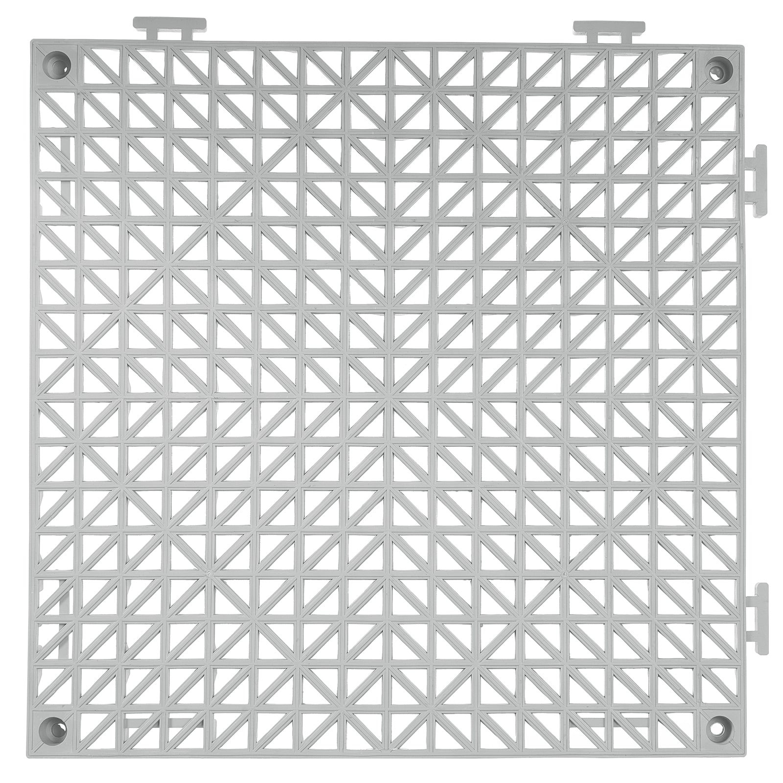 Interlocking Tile 50PCS Gray, Drainage Tiles Splicing, Soft PVC Interlocking Drainage Floor Tiles, Non-Slip Drainage Holes For Restroom, Bathroom, Kitchen, Pool, Wet Areas