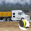 Winch Straps, 4'X 30', 6000 Lbs Load Capacity, 18000 Lbs Break Strength, Truck Straps With Flat Hook, Flatbed Tie Downs Cargo Control For Trailers, Farms, Rescues, Tree Saver, Yellow,4 Pack
