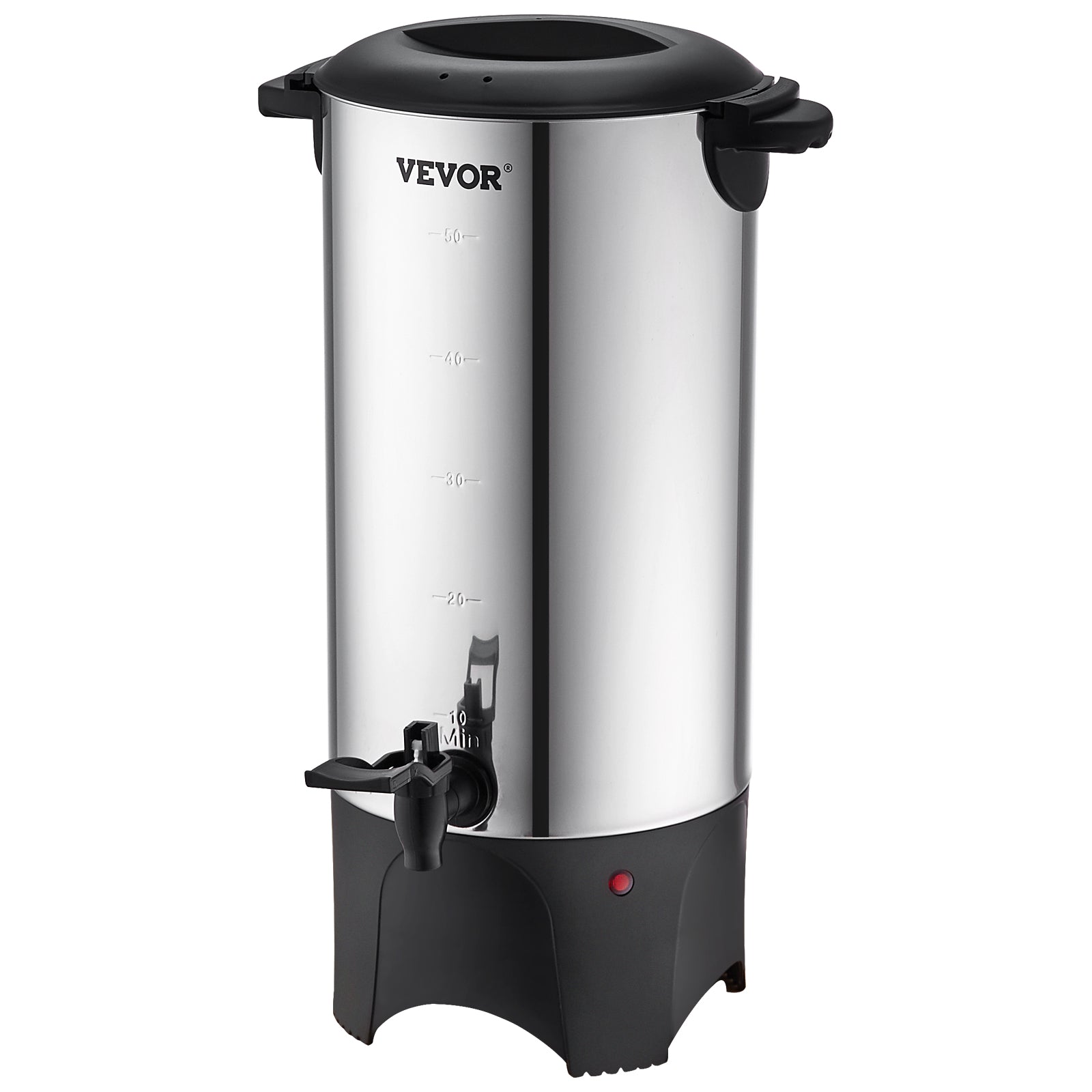 Commercial Coffee Urn 50 Cup Stainless Steel Coffee Dispenser Fast Brew