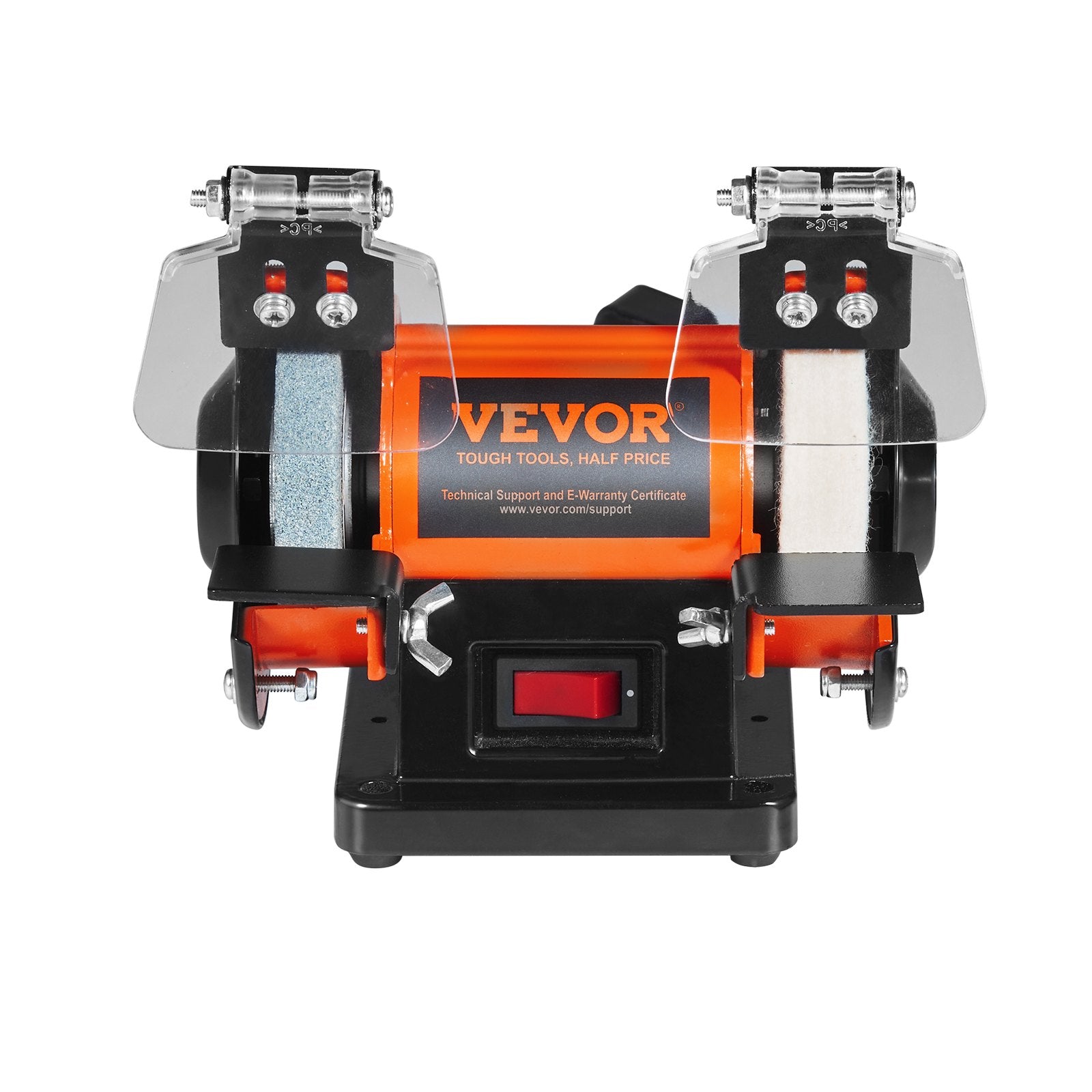 Bench Polisher & Buffing Machine For Metal Jewelry Wood - With Wool & Abrasive Wheels, 100 Tools, 3590RPM