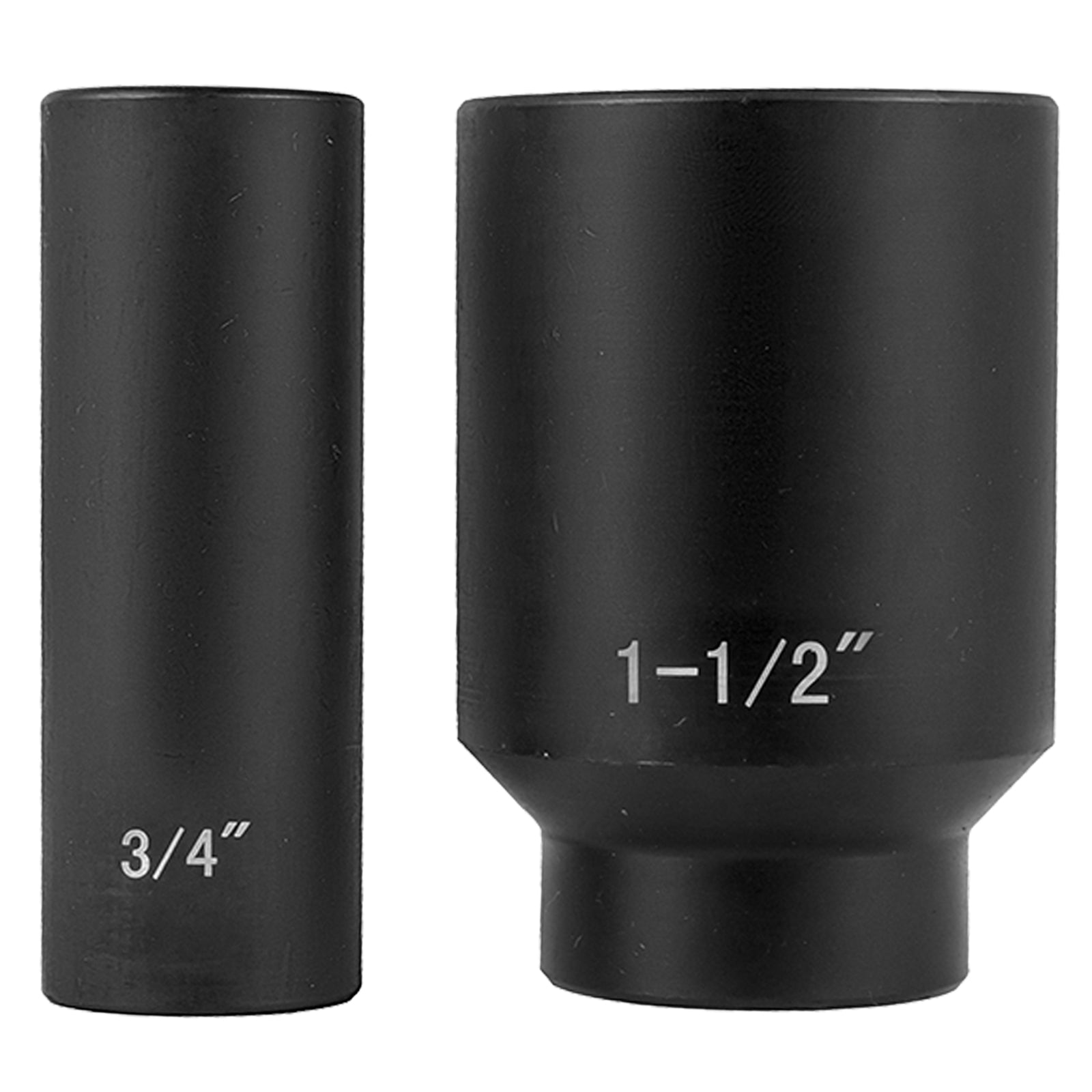 Impact Socket Set 19 Piece Impact Sockets, Deep Socket, 6-Point Sockets, Rugged Construction, Cr-V, With A Storage Cage