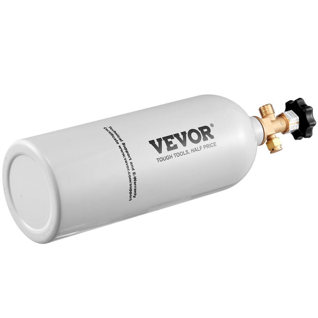 5 Lbs CO2 Tank Aluminum Gas Cylinder, Brand New CO2 Cylinder With Gray Spray Coating, CO2 Tank With CGA320 Valve, For Draft Soda Beer