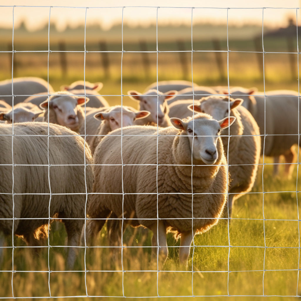 4x164 Ft Advanced Weave Farm Enclosures Long-Lasting And Secure Galvanized Farm Fence