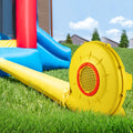 Air Blower, 450W 0.6HP Inflatable Blower, Portable And Powerful Bounce House Blower, 1750Pa Commercial Air Blower Pump Fan, Used For Inflatable Bouncy Castle And Jump Slides, Yellow