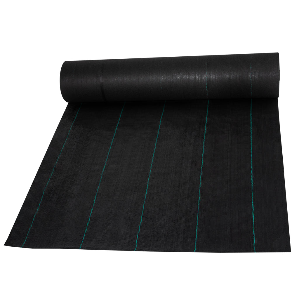 Weed Barrier, 5.8oz Landscape Fabric, 3ft X 300ft Cover Mat Heavy Duty Woven Grass Control Geotextile For Garden, Patio, Black
