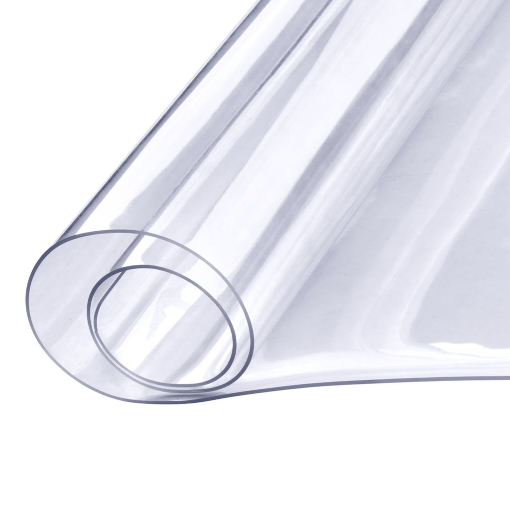 Clear Table Cover Protector, Table Cover, 1.5 Mm Thick PVC Plastic Tablecloth, Waterproof Desktop Protector For Writing Desk, Coffee Table, Dining Room Table
