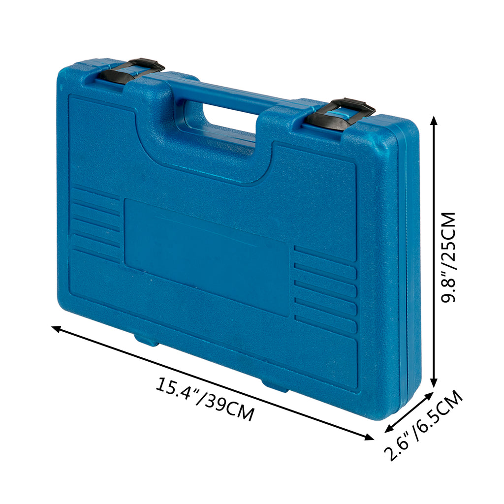 Impact Socket Set 19 Piece Impact Sockets, Deep Socket, 6-Point Sockets, Rugged Construction, Cr-V, With A Storage Cage