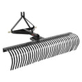 Tow Behind Dethatcher, 72-inch Tow Dethatcher With 36 Steel Tines, 3-Point Lawn Dethatcher Rake With Attachments For Tractor, Landscape Rake For Garden, Farm, Grass