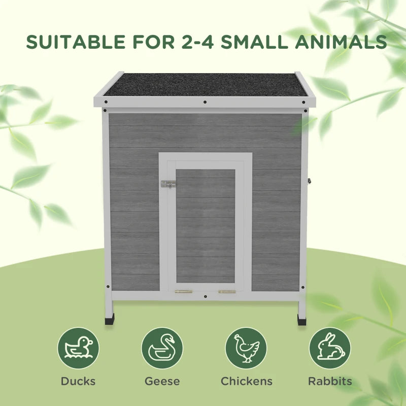 Duck Coop With Openable Roof