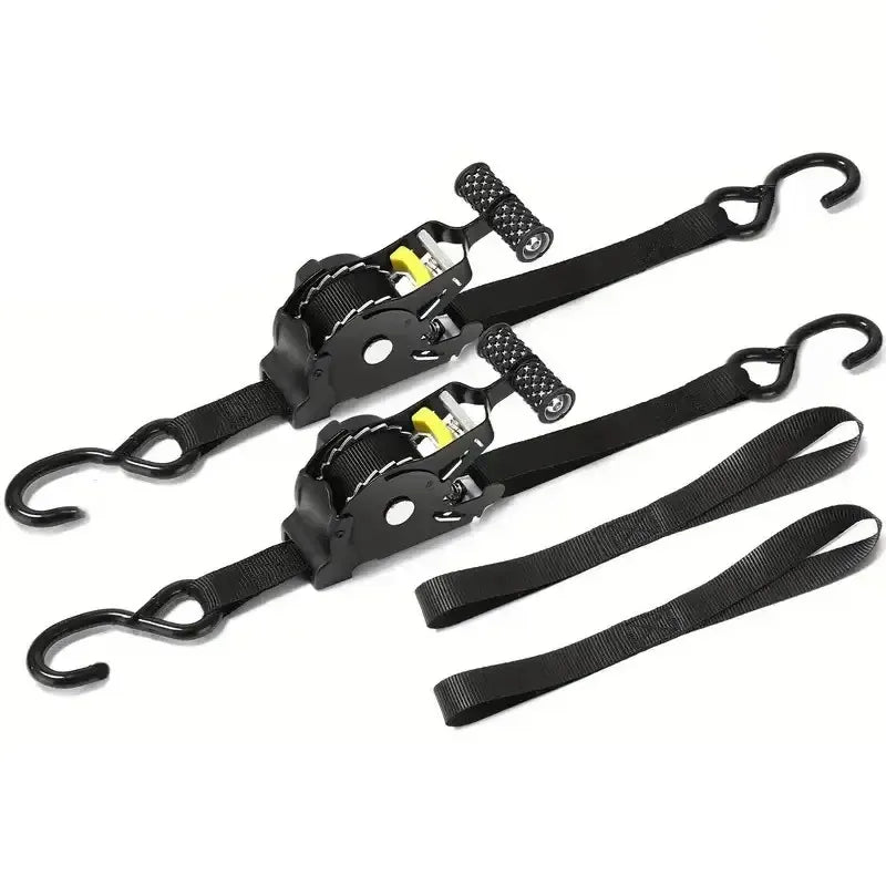 2-piece 1"x10" Automatic Stretching Tensioner. Automatically Fasten The Cargo Binding Ratchet. -1500 Pounds Of Breaking Strength