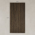 47" X 24" Wood Panels For Wall, 4 Pack Acoustic Panels, Sound Absorbing Slat Wall For Wall Decor, Home, Walnut