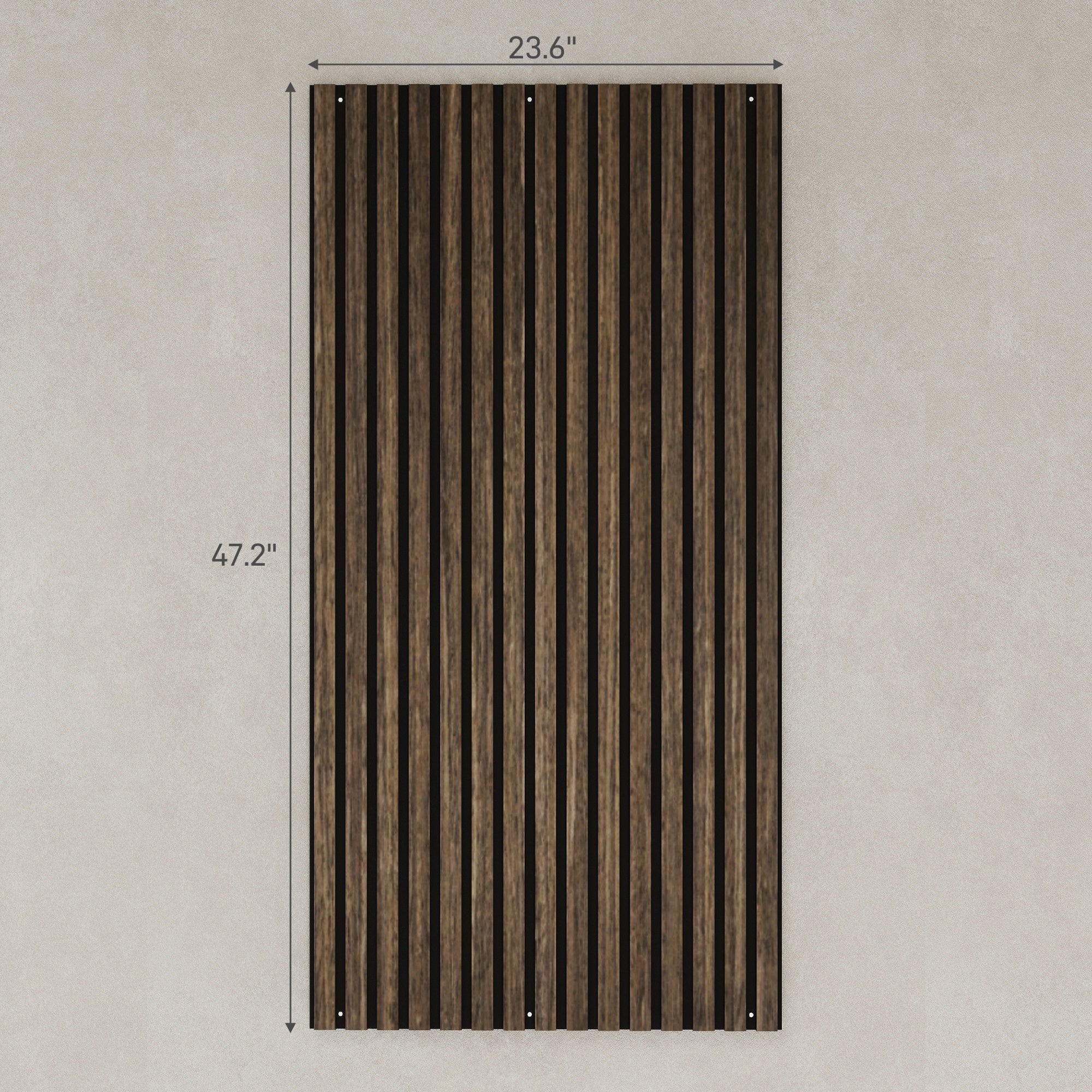 47" X 24" Wood Panels For Wall, 4 Pack Acoustic Panels, Sound Absorbing Slat Wall For Wall Decor, Home, Walnut