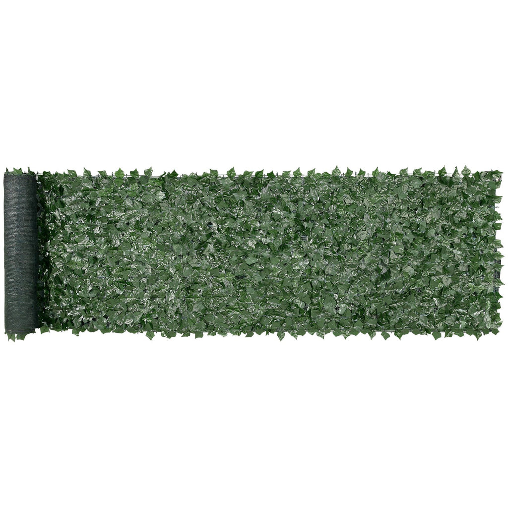 Ivy Privacy Fence, 39 X 158in Artificial Green Wall Screen, Greenery Ivy Fence With Mesh Cloth Backing And Strengthened Joint, Faux Hedges Vine Leaf Decoration For Outdoor Garden, Yard, Balcony