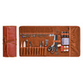 Leather Working Tools Kit, 72 PCS Leather Craft Tools With Portable Leather Storage Bag, Engraving Punching Sewing Stamping Sanding Tools, Ideal For Beginners DIY Enthusiasts And Professionals