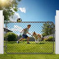 Chain Link Fence Gate Fit 2.2-6 X 6 Ft Adjustable Garden Gate Posts Not Included