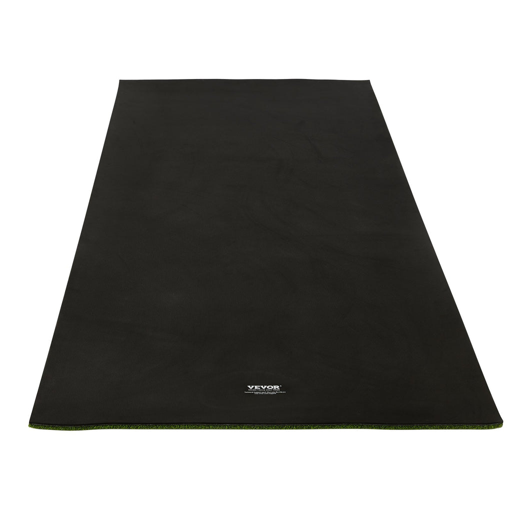 Baseball Softball Hitting Batting Mat,  Indoor Outdoor Softball Mat, Lined & Foam Backing Anti-Slip Anti-Fade Softball Training Aid, Portable Practice Mat With Tightening Rope, Green