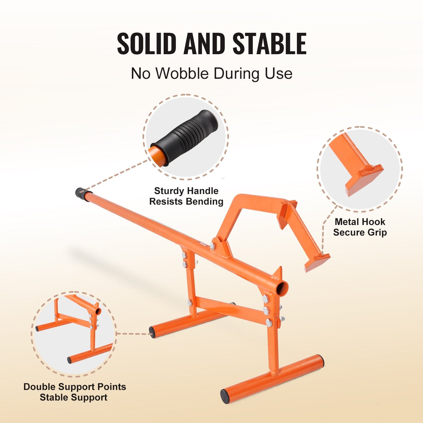 Timberjack 46.5 In Heavy Duty Log Lifter For Max 15" Dia Logs Rolling