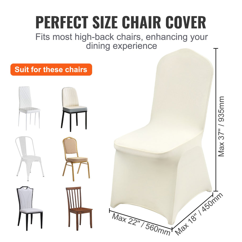 Stretch Spandex Folding Chair Covers, Universal Fitted Chair Cover, Removable Washable Protective Slipcovers, For Wedding, Holiday, Banquet, Party, Celebration, Dining