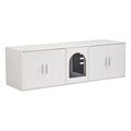 Cat Litter Box Enclosure Wooden Litter Box Furniture Hidden  White
