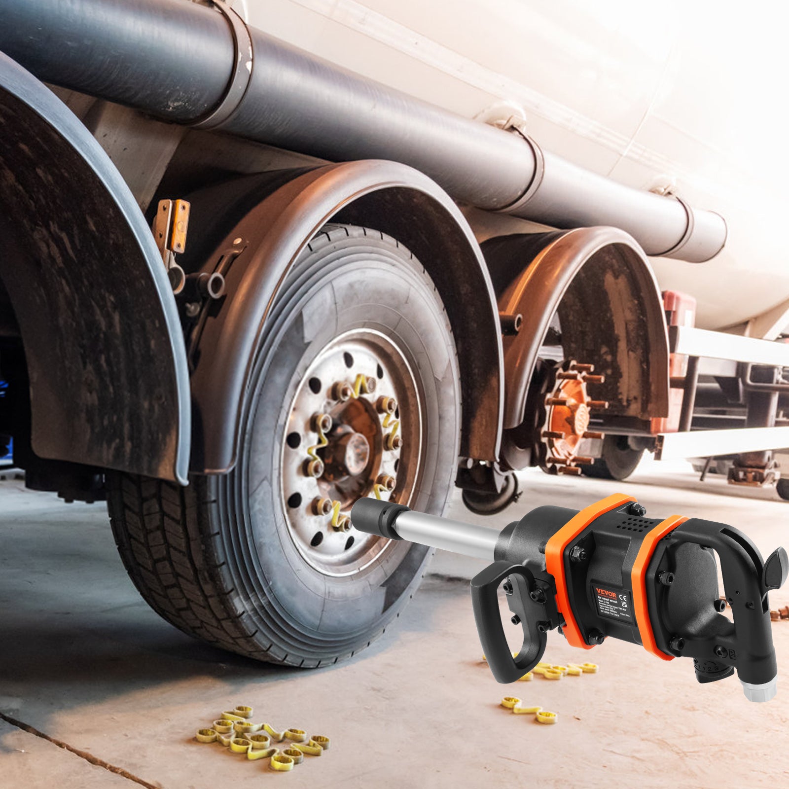 1 Inch Air Impact Wrench, Up To 3160 Ft-lbs High Reverse Torque Output 1inch Pneumatic Impact Gun