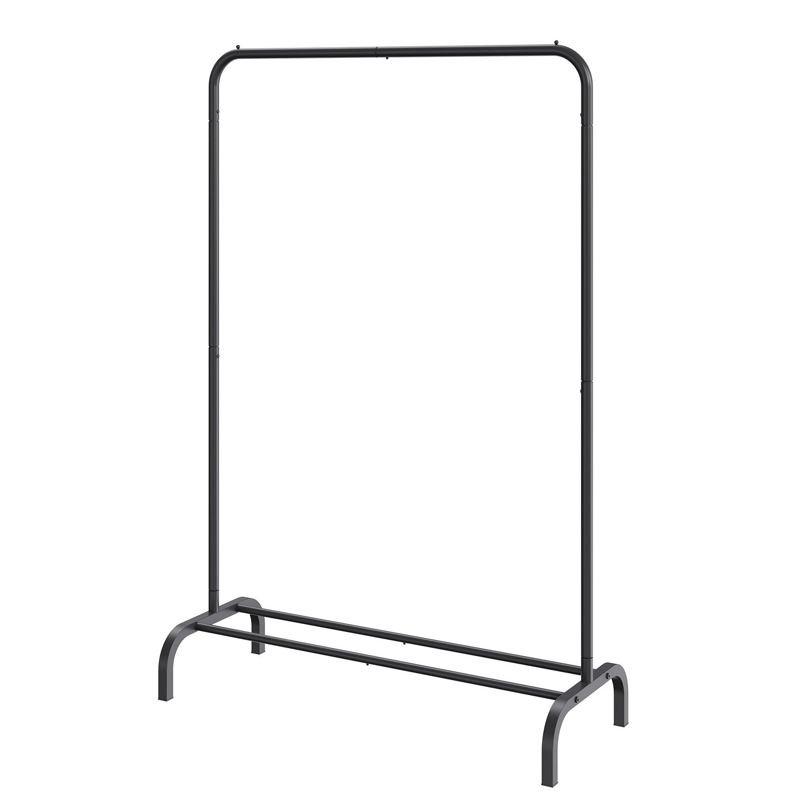 Clothes Rack, Heavy Duty Clothing Garment Rack With Hanging Rod And Bottom Storage Area, Clothing Rack For Bedroom Guest Room