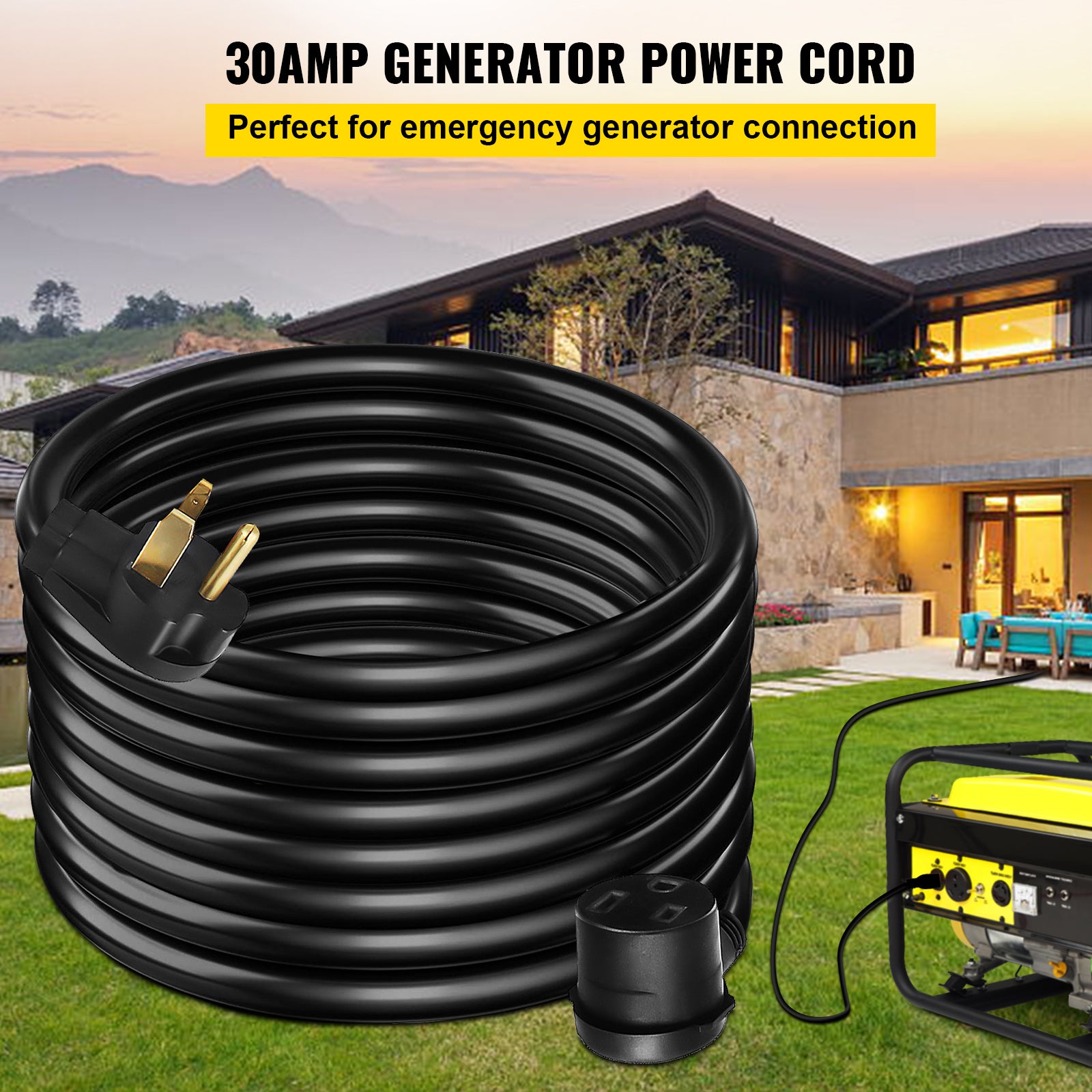 Welding Extension Cord 50ft MIG TIG Plasma Welding Cord 30A Extension Cord For Portable Welders