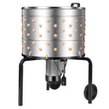 Chicken Plucker Machine, 25.6 In Drum, 1200W & 275RPM Electric Chicken Plucking Machine With 158 Soft Fingers & Transport Wheels, Stainless Steel Feather Remover For Processing 4 Chicks Once