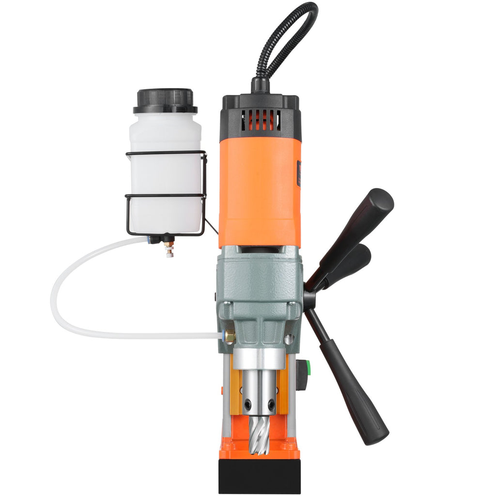 Magnetic Drill, 1450W  Boring Diameter, 12500N 850 RPM Portable Electric Mag Drill Press, Drilling Machine For Any Surface Home Improvement Industry Railway