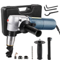 Electric Metal Nibbler 625W Nibbler Metal Cutter 1000RPM High Speed Rotor 0.16in/4mm Metal Nibbler 110V W Replaced Blades Storage Case Sheet Metal Nibbler For Cutting Stainless Steel, Aluminium