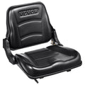 Universal Forklift Seat, Fold Down Tractor Seat With Adjustable Angle Back And Micro Switch, 6.3-13.4 Inch Extended Slot Comfortable Forklift Seat For Tractor Loader Excavator
