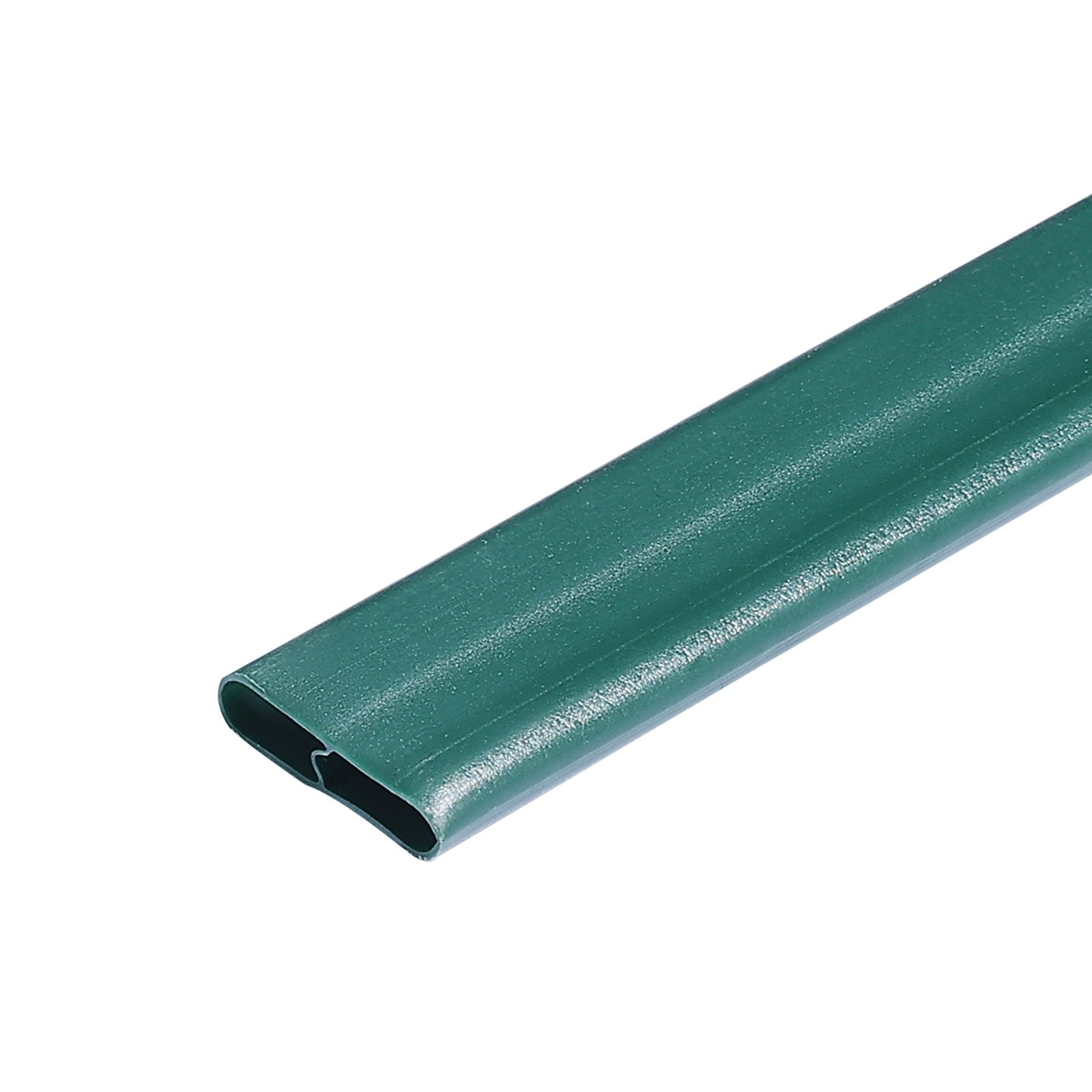 Chain Link Fence Privacy Slats Double-Wall For 4' High Fence Bottom Lock Green
