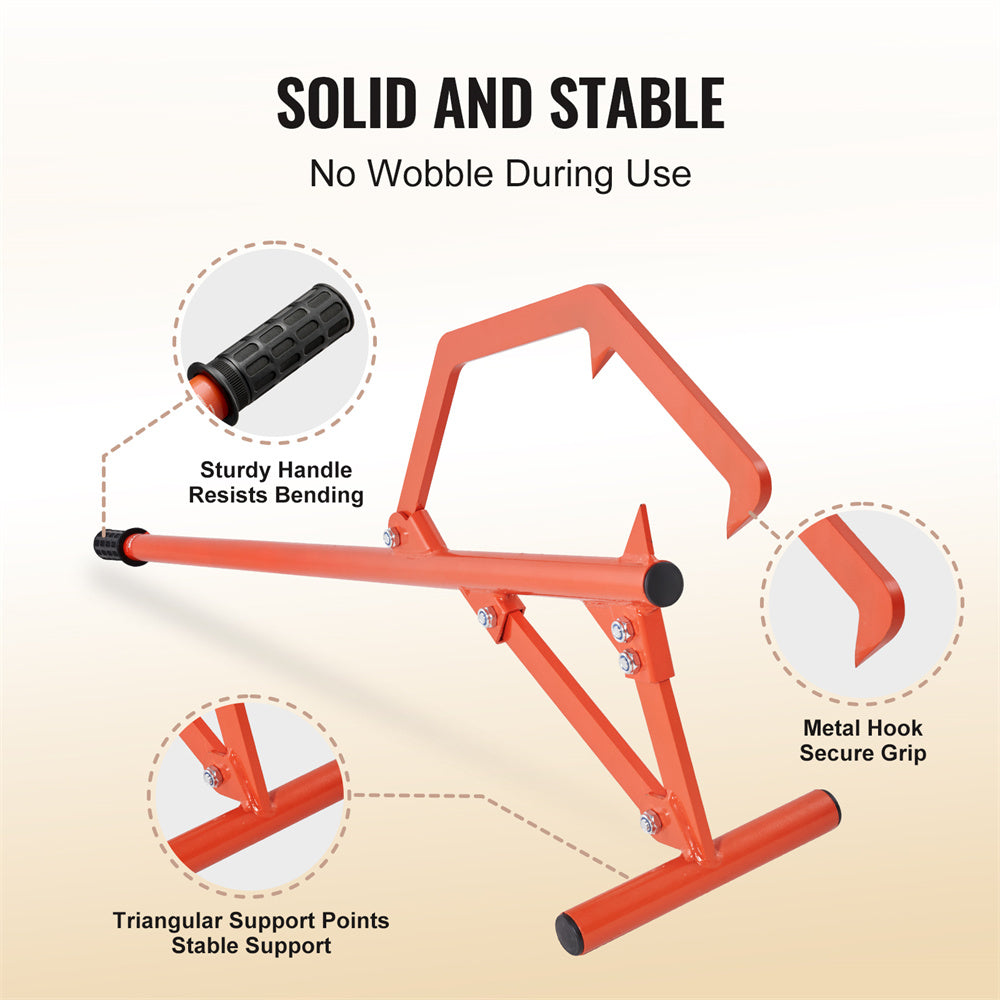 Timberjack 46.5 In Heavy Duty Log Lifter For Max 25in Dia Logs Rolling