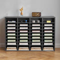 Literature Organizer, 36 Compartments Office Mailbox With Adjustable Shelves, Wooden Mailbox Sorter Medium Density Fiberboard Office Home Classroom Storage For Files, Documents, Papers, Grey