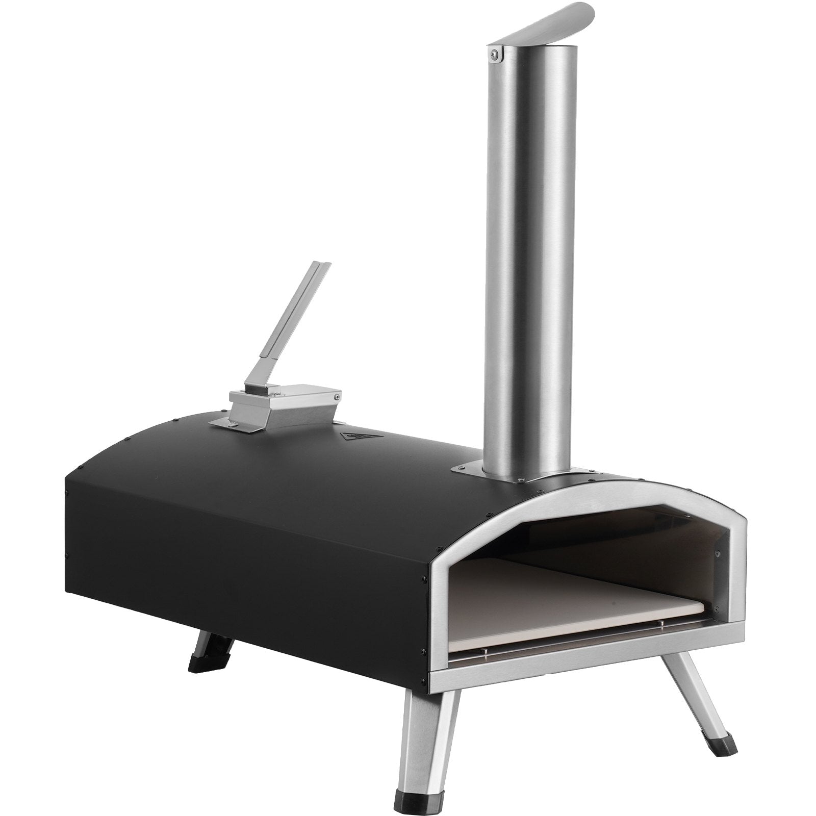 12Outdoor Pizza Oven Portable Wood Pellet Pizza Oven Iron Spray Camping