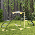 Chicken Coop Perches With Adjustable Swing, 10 Roosting Bars, For Backyard, Farm